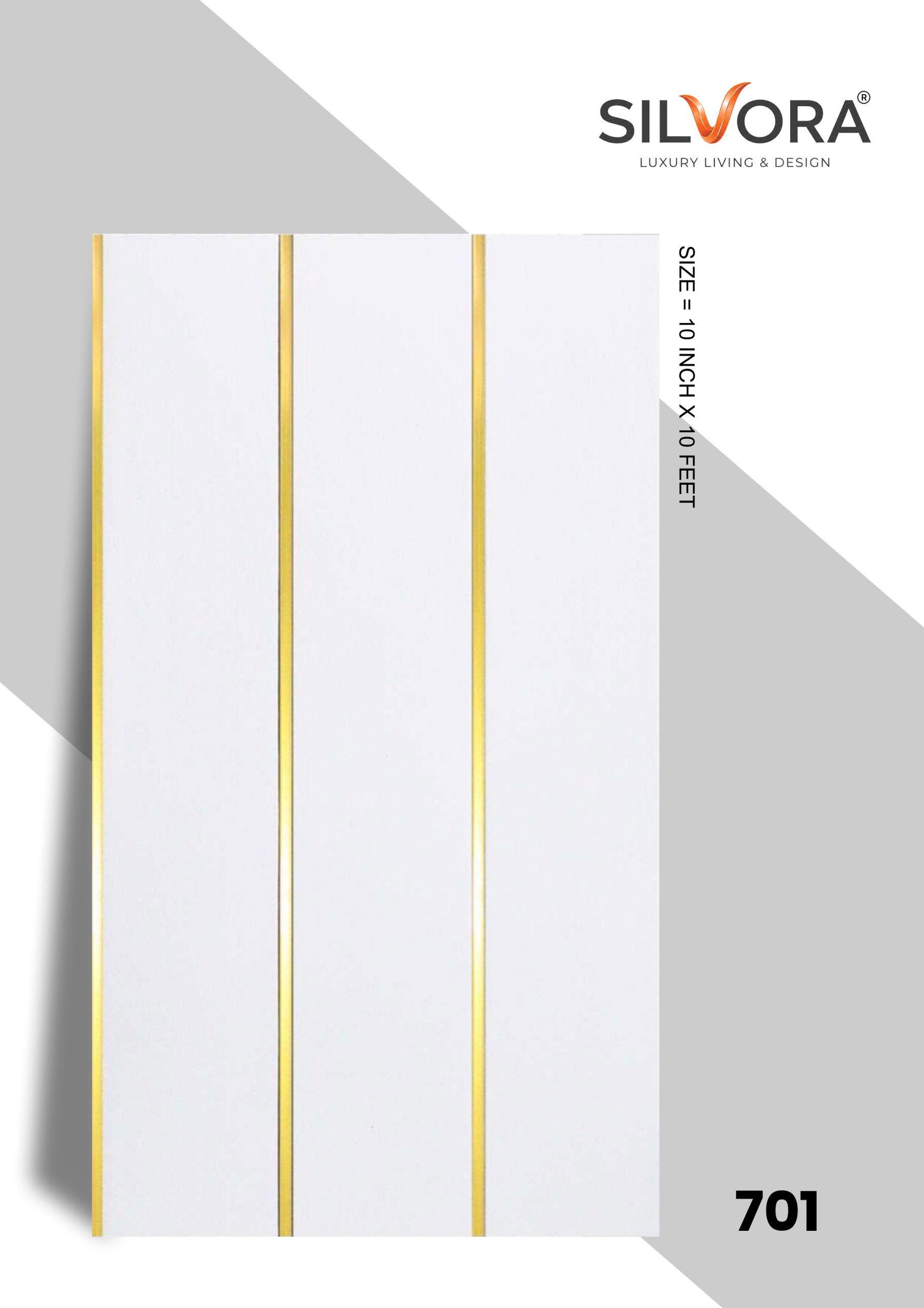 silvora golden line pvc panel